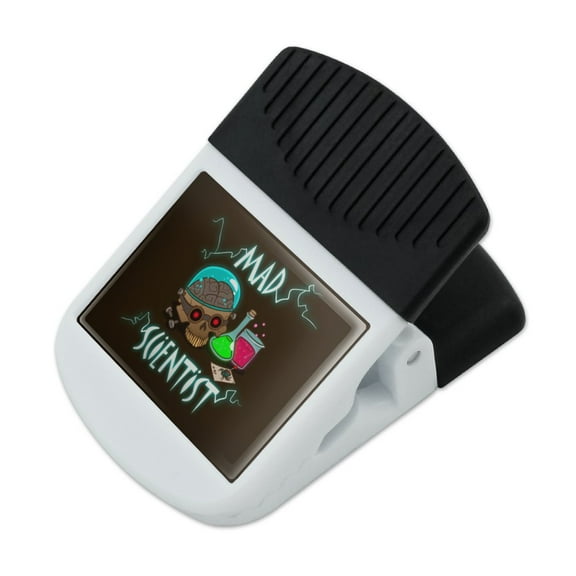 Mad Scientist with Beakers Brain Refrigerator Fridge Magnet Magnetic Hanging Hook Note Snack Clip