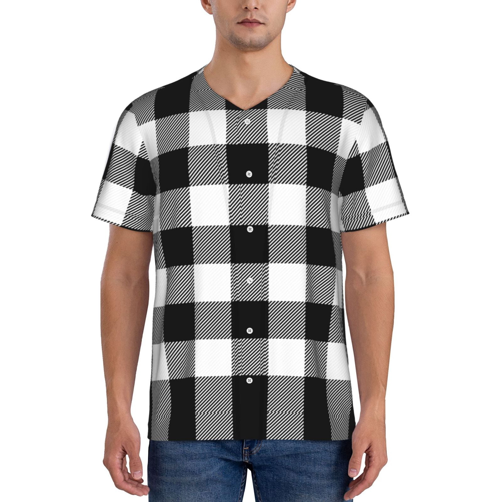 Black White Argyle Baseball Cap Women Men Summer Unisex Fashion 並行輸入品