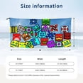 thumbnail image 7 of Geometry Dash Microfiber Beach Towel, 31.5"x63" Oversized Sand Free Travel Towels Quick Dry Swimming Towel, Lightweight Camping Towel Super Absorbent Pool Towel for Vacation Essentials Gift, 7 of 7