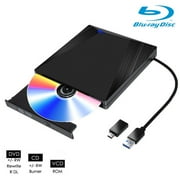 Blu Ray USB3.0 External Optical Drive Burner Burner Reader Writer Slim BD CD DVD Optical Bluray ,Broad System Compatibility