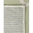 thumbnail image 7 of Unique Loom Decatur Collection Area Rug - Trellis (2' x 6' Runner Green/Ivory), 7 of 7