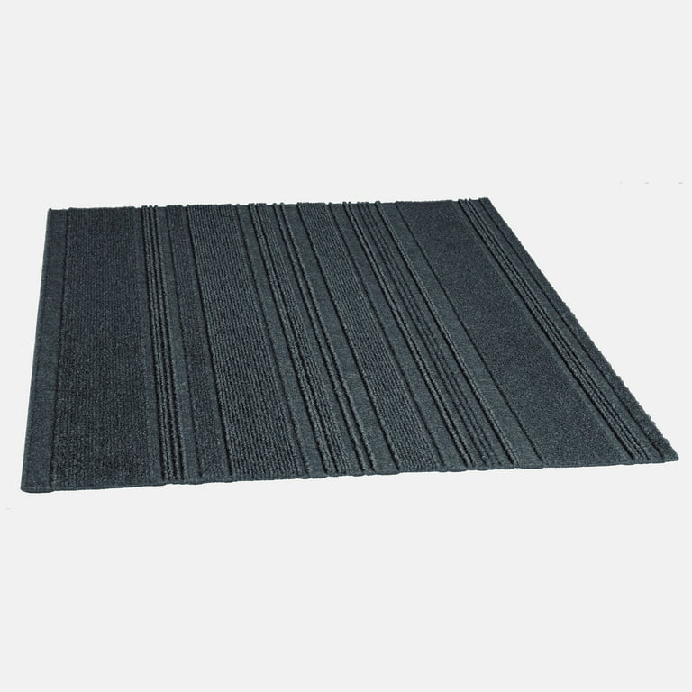 Shuffle Shadow Carpet Tiles - 24 x 24 Indoor/Outdoor, Peel and