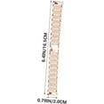 thumbnail image 2 of AVEKI 3pcs Galaxywatch4 Bandes pour Femmes Sangle de Montre-Bracelet à Extrémité Incurvée Bracelet Bracelet Bracelet Smartwatch Bracelet de Remplacement 0601M, 2 of 8