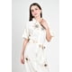 thumbnail image 5 of Vestido camisero bordado Roman Fashion /Juvenil, 01553 (Bco /Negro) blanco M, 5 of 5