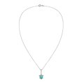 thumbnail image 5 of AeraVida Sea Life Happy Turtles Blue Turquoise .925 Sterling Silver Necklace and Earring Set, 5 of 5