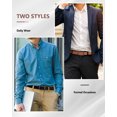thumbnail image 6 of AWAYTR Men Reversible Leather Belt - 1.33'' Wide Genuine Leather Dress Belt for Casual and Business Wear, 6 of 7