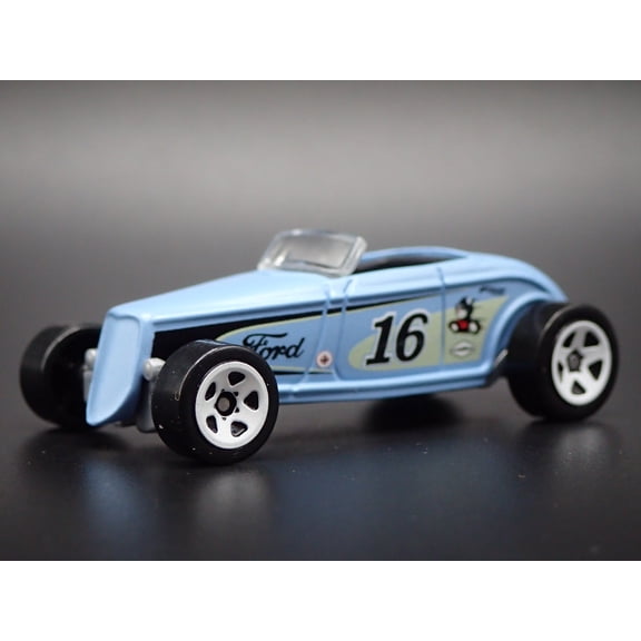 Open Box 1933 33 FORD LO-BOY HOT ROD BLUE RARE 1:64 SCALE COLLECTIBLE DIECAST MODEL CAR