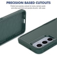 thumbnail image 5 of YEYKX Defender Case for Samsung Galaxy S25+ 5G 6.7'' Heavy Duty 1 in 1 Design Rugged Full Body Dustproof Shockproof Bumper Non-Slip Protective Cover,Green,For Galaxy S25+(5G), 5 of 5