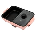 thumbnail image 6 of 2 in 1 Portable Smokeless Electric Shabu BBQ Grill Non-Stick Cooking Pan Hot Pot, 6 of 7