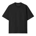 thumbnail image 5 of Mens Sports Short Sleeve T Shirt Plaid Splicing Mesh Breathable Active Casual Tee Comfortable Lightweight Top Mens Casual Crew Neck Basic Tees, 5 of 6