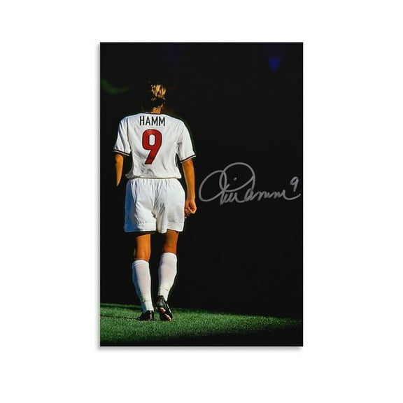 Mia Hamm Canvas Poster Wall Art Picture Painting Poster Canvas Print Posters Artworks Bedroom Living Room Decor 16x24inch(40x60cm)
