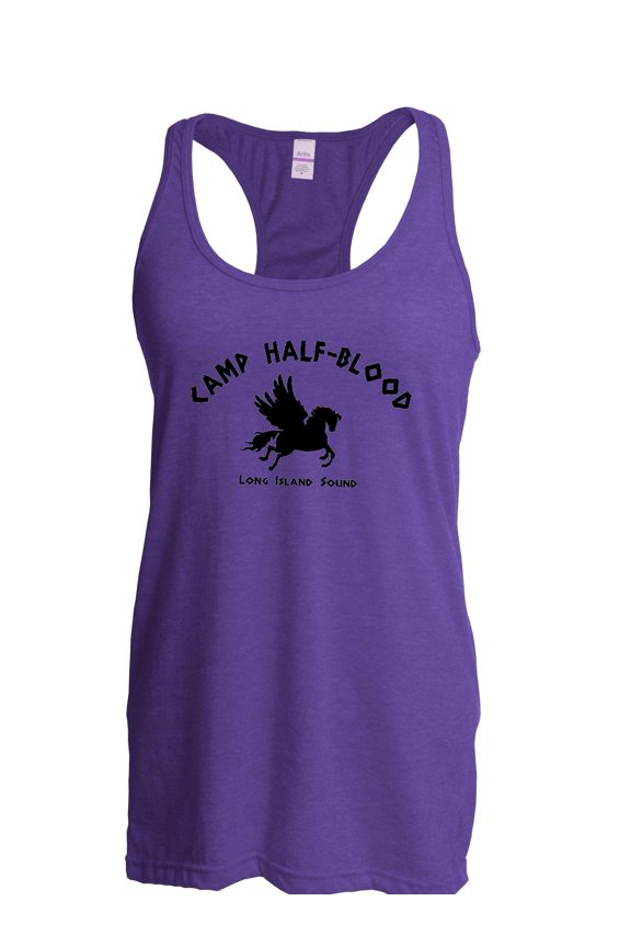 MmF - Women's Racerback Tank Top, up to Women Size 2XL - Camp Half Blood Demigods