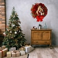 thumbnail image 5 of Christmas Wreaths for Front Door,Holiday Decorations Garland for Indoor Outdoor Home Party Hanging Decorations Wreath(16 inch), 5 of 5