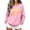 Pink, variant on Trendfront Womens Vintage Graphic Sweatshirts Crewneck Long Sleeve Wear Your Own Story Letter Print Casual Fall Pullover Tops