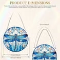thumbnail image 2 of Threns Hanging Diamond Art Kits for Adults Pendant Suncatcher, Special Shaped Crystal DIY Pearl Diamond Painting Kit, Gift for Spring Summer Window Wreath Decor, 2 of 11