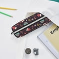 thumbnail image 6 of Fotbe Merry Christmas Pattern Leather Pencil Case, Pencil Pouch with Durable Zipper, Compact and Stylish Organizer for Stationery, Art Supplies, Travel Essentials, 6 of 7