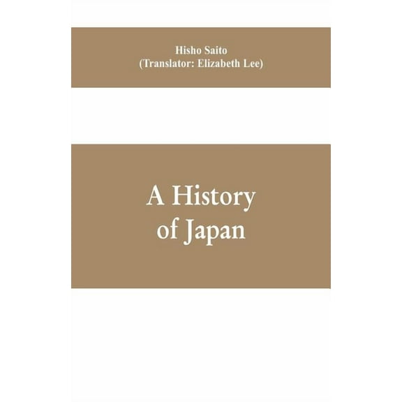 A History of Japan, (Paperback)