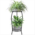 thumbnail image 2 of Plant Stand Indoor Outdoor 2 Tier 25inch Tall Metal Potted Holder, 2 of 5