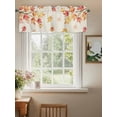 thumbnail image 2 of Maple Leaf Valances for Windows Fall Fallen Leaves Branch Vintage Linen Autumn Rod Pocket Curtains Valance Short Window Treatment Drapes for Living Room, Bedroom Bathroom 56"&nbsp;W x 16" L, 2 of 5