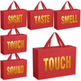 thumbnail image 1 of Bolsas de regalo Kolldenn, 5 unidades, color rojo kraft, 32 x 22 x 10 cm, 1 of 7