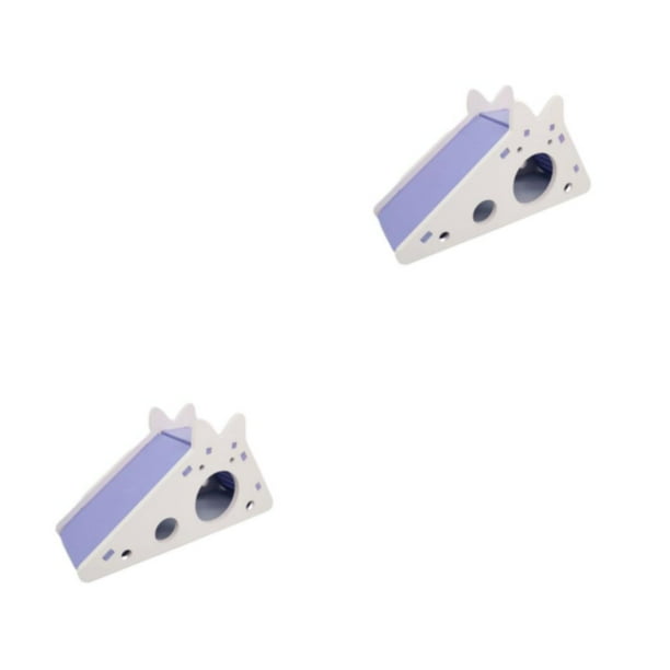 Greeniant Jaula Para Conejillos De Indias - Para Espacios Pequeños Accesorios Para Hámster Adorables Y Amables Accesorios Para Jaulas Escondite un morado 2piezas