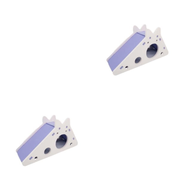 Greeniant Jaula Para Conejillos De Indias - Para Espacios Pequeños Accesorios Para Hámster Adorables Y Amables Accesorios Para Jaulas Escondite un morado 2piezas