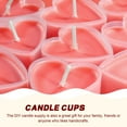 thumbnail image 3 of STRANDCHIC 1 Set of Heart Shape Tea Light Cups Plastic Assorted Color for Family and Friends, 3 of 8
