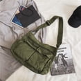 thumbnail image 2 of LHSHID Women's Hipster Hobo Boho Hippie Crossbody Bag Japanese Dark Academia Canvas Sling Packs Grunge Aesthetic Handbags (white), 2 of 6
