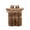 Brown, variant on Retro Waterproof Crazy Horse Leather Canvas Large Capacity Backpack,Brown