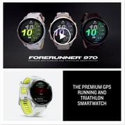 Garmin Forerunner 970, Titanium with Whitestone/Amp Yellow Band (010-02969-01)