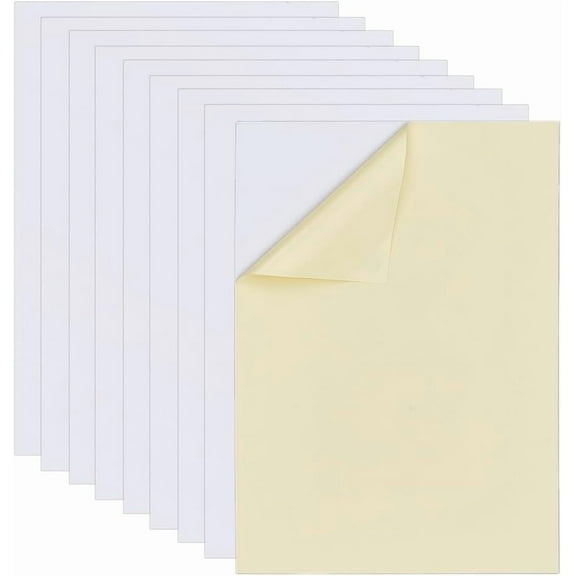 10Pcs White Mounting Boards 7x5 Inch Self Stick Mounting Boards 2mm Thick Picture Frame Backing Board Stitch Supplies for Stitch Art Projects Display Needlework Craft White DIY