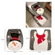 thumbnail image 5 of Christmas Toilet Seat Cover and Rug Set Santa Claus Style, 5 of 5