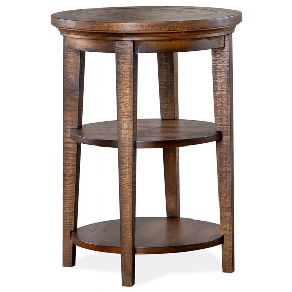 Magnussen T4398 Baie Ruisseau Table de Fin d'Accent Rond