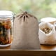 thumbnail image 2 of Bolsas de arpillera con cordón, bolsas de almacenamiento reutilizables, bolsas de almacenamiento de verduras, 8 Uds., 2 of 5