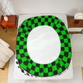 thumbnail image 5 of Homewish Racing Car Full Size Sheets 4-Piece for Female Men Adults,Geometric Plaid Buffalo Breathable Bed Sheets,Black White Green Lightweight Sheet Sets,Breathable Home Decor, 5 of 7