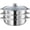 8-Quart/ 2 Tier Steamer Pot, variant on Steamer Pot for Cooking 5.0-Quart Steam Pot with Lid 2-tier Multipurpose Stainless Steel Steaming Cookware with Handle for Vegetable, Soups, Stews and Pasta