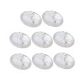 thumbnail image 5 of FONDOTIN 10Pcs White Howlite Oval Stones for Jewelry Making Natural Stone Craft Materials, 5 of 8