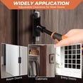 thumbnail image 6 of Door Hinge Gap Adjusting Tool Kit,2025  Upgrade Hinges Gap Adjusting Wrench,4 Size Heavy Duty Steel Door Hinge Repair Tool with Rubber Grip for Alignment Of Doors and Cabinets Etc., 6 of 6