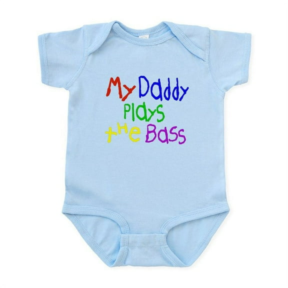 CafePress - Daddy Plays Bass Infant Bodysuit - Baby Light Bodysuit, Size Newborn - 24 Months
