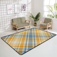 thumbnail image 4 of SKYSONIC Area Rug Tartan Plaid Pattern Nursery Rug Floor Mat Kids Playing Mat 5'3" x 4' (63 x 48 in) for Living Room Bedroom, 4 of 6