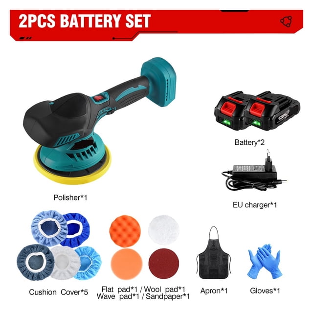 Cordless Car Polisher Electric Polisher Wireless Automobile Car Polishing Sealing Glaze Machine For 18v Battery