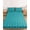 Teal, variant on Full Size Fitted Sheet Set - Teal Morocco 3 Piece Bedding Sets 16" Deep Pocket Fitted Sheet with 2 Pillowcases Geometric Leaf Diamond Lattice Abstract Brushed Microfiber Hotel Luxury Bed Sheets