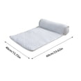thumbnail image 3 of Pet Cooling Mat with Support Pillow, Washable Summer Pad for Dogs Cats, Pet Bed for Indoor Use, 3 of 6