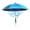 Blue, variant on Breeze Life Rechargeable Mister Breeze, Sun Umbrella with Fan and Mister, For Festivals, Beach and More, Blocks Harmful Sun Rays, Mist bottle included (Black and Gold)