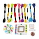 thumbnail image 1 of 1 juego de cuentas de plástico de colores para hacer pulseras, ideal para niños y adolescentes. 1 caja de cuentas., 1 of 9