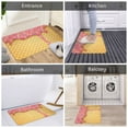 thumbnail image 6 of Goofa 16"x24" Inches Pink Ice Cream Doormats for Outdoor Entrance - Non-Slip Welcome Mat, Heavy Duty Door Mats Outdoor, Spring Doormat, 6 of 9