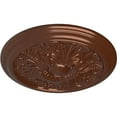 thumbnail image 3 of Ekena Millwork 16 7/8"OD x 5/8"P Vienna Ceiling Medallion (Fits Canopies up to 3 1/4"), Hand-Painted Copper Penny, 3 of 6