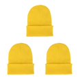 thumbnail image 2 of Gorro de punto resistente al viento Qarigey Amarillo brillante, 2 of 6