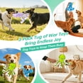 thumbnail image 6 of Dog Toys for Aggressive Chewers, 3 Pack No Stuffing Plush Dog Toys with Squeaky & Crinkle, Durable Dog Chew Toys for Small Medium Large Dogs, Teeth Cleaning & Boredom Relief, 6 of 7