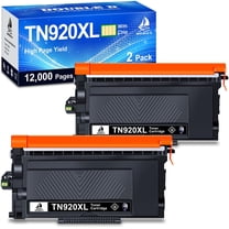 TN920XL TN920 Black Toner Cartridges Compatible for Brother TN920 TN920XXL TN920UXXL High-Yield Toner Cartridge 2-Pack
